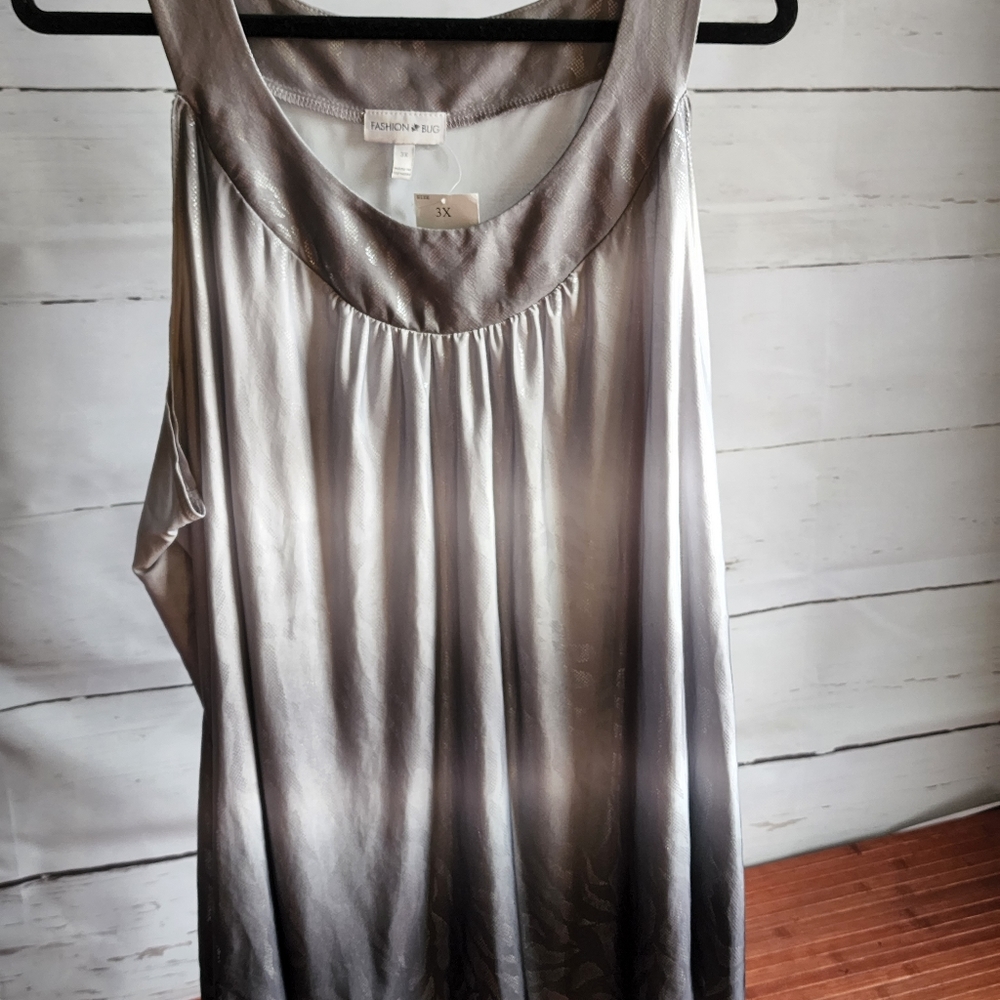 Fashion Bug Plus size ombre tank top 3x